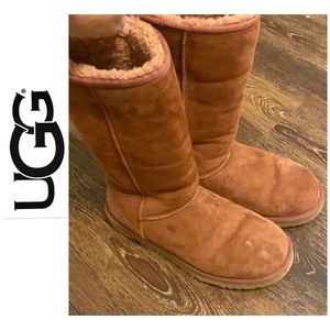 UGG 5815 tall boots so comfy pinkish rose color